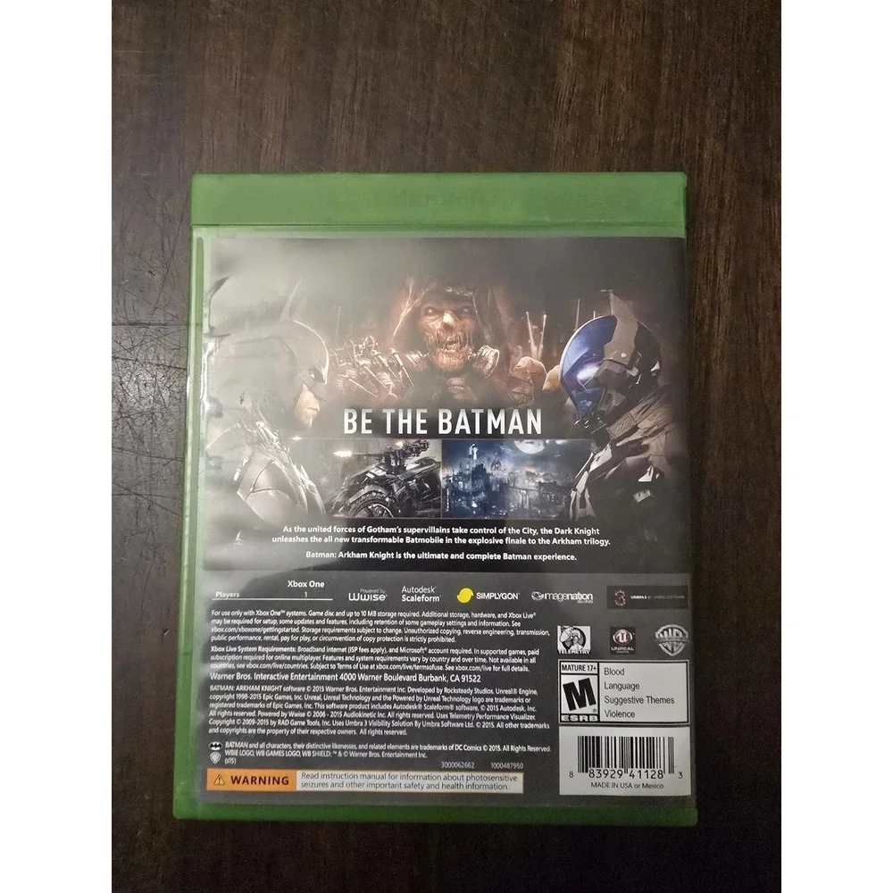 Batman:‎ Arkham Knight - XBox One Series X Game